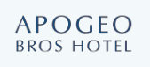 Logo dell'hotel Apogeo Bros, design semplice e elegante.